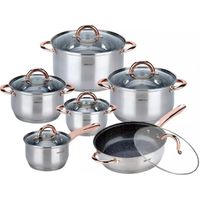 zestaw garnków 12 elementów kinghoff kh-1766