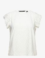 Bluzki z krótkim Vero Moda VMTASSA SL FRILL TOP NOOS XS