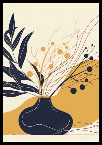 Plakat 68x98cm Spokój Ciemnych Liści na Arena.pl