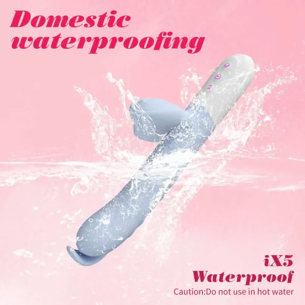 Silicone Vibrator 7 Powerful Modes - Flapping and 7 Thrusting Heating zdjęcie 2