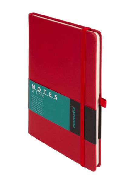 NOTES MEMOFIX A5 LINIA 192K CZERWONY ANTRA zdjęcie 1