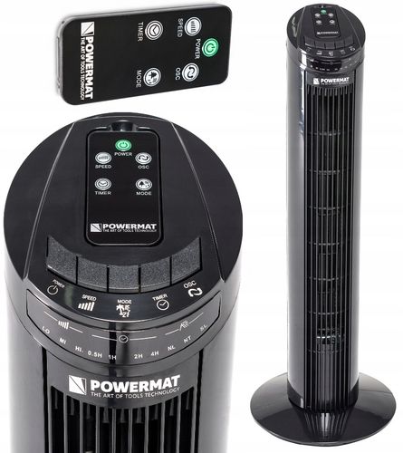 WENTYLATOR KOLUMNOWY PODŁOGOWY WIATRAK TIMER PILOT na Arena.pl