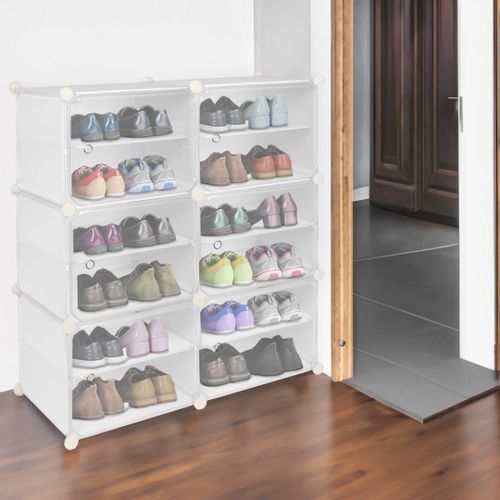 Szafka modułowa na buty PETRA biała na Arena.pl