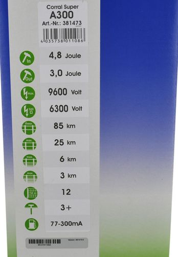 Elektryzator akumulatorowy Corral A 300 Pastuch na Arena.pl
