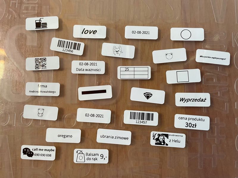 NIIMBOT D101 Drukarka Termiczna ETYKIECIARKA PL zdjęcie 12