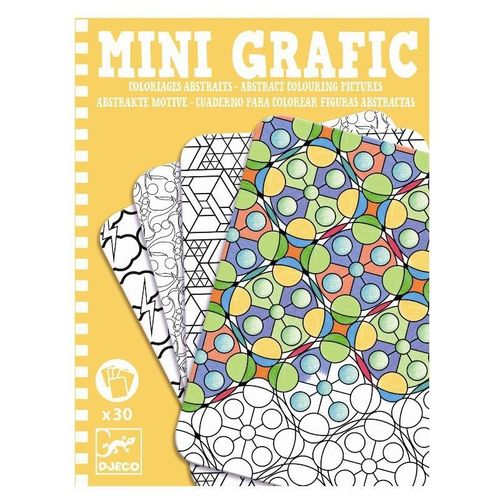 Mini Grafika Kolorowanie abstract Djeco na Arena.pl