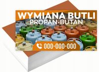 Wizytówki firmowe 200 szt DUŻO WZORÓW do wyboru WYMIANA BUTLI