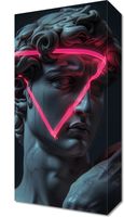 Obraz 20x40cm Neonowy Renesans