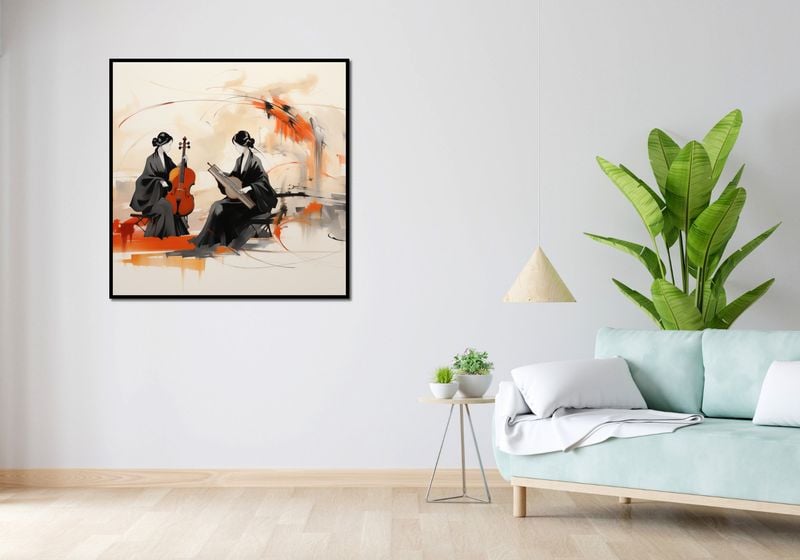 Plakat 100x100cm Harmonia Ciszy zdjęcie 4