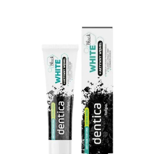 TOŁPA Dentica pasta black 75ml zdjęcie 1