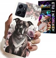 ETUI DO XIAOMI NOTE 12 4G - PITBULL GROŹNE PSY FUTERAŁ PLECKI CASE
