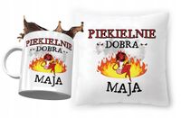 Zestaw Dla Mai Poduszka + Kubek Na Prezent Z Nadrukiem Ze Zdjęciem