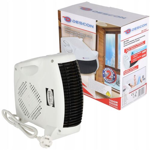 Termowentylator Grzejnik Farelka 2000W Termostat pionowy poziomy na Arena.pl