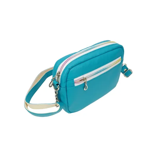 Mini Torebka Box z Motywem Egzotycznych Liści i Pomarańczowego Kwiatu na Arena.pl