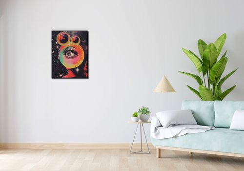 Plakat 50x65cm Oko w Kosmosie na Arena.pl