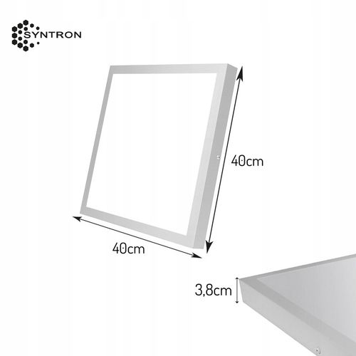 Panel LED 36W NATYNKOWY 40x40cm KWADRATOWY Plafon na Arena.pl