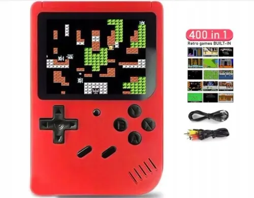 MINI PRZENOŚNA KONSOLA RETRO GRA 400 W 1 GAMEBOY SUPER CENA na Arena.pl
