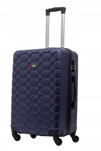 WALIZKA PODRÓŻNA ROZMIAR ŚREDNI M 60L BAGIA WALIZKI ABS AMSTERDAM na Arena.pl