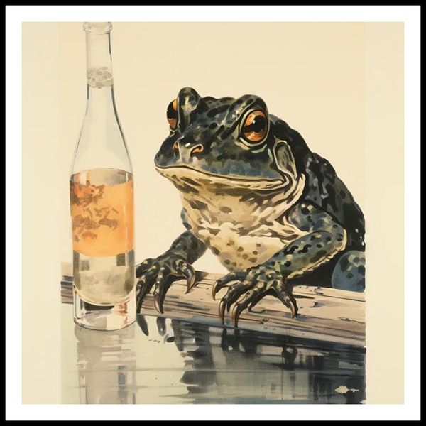 Plakat 70x70cm Refleksje Błotniaka zdjęcie 3