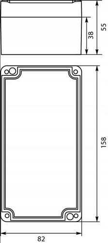 PUSZKA HERMETYCZNA N/T STRONG 158x82x55 IP67 na Arena.pl