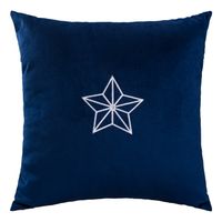 Poszewka dekoracyjna z haftem CS-04 43x43 Darymex gwiazda granatowa