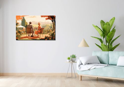 Obraz 100x60cm Retro Randka na Arena.pl