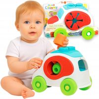 AUTKO SENSORYCZNE CLEMMY AUTO MIĘKKIE KLOCKI DLA DZIECKA NA PREZENT ZABAWKA