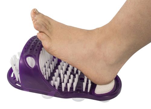 Szczotka do pedicure z pumeksem do mycia i masażu stóp pod prysznic na Arena.pl