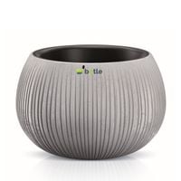 Doniczka osłonka struktura wkład 24x16cm Beton okrągła