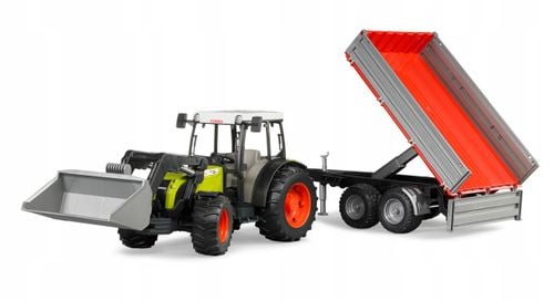 Traktor Claas Nectis 267F z ładowarką i przyczepą na Arena.pl