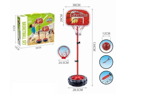 Zestaw Do Koszykówki Dla Dzieci Do Pokoju Na Podwórko Gra W Kosza Wt332-1 na Arena.pl