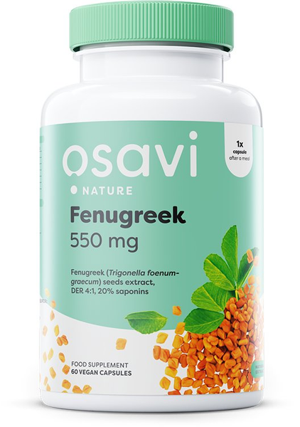 Osavi Fenugreek, 550mg - 60 kaps. zdjęcie 1