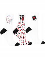 Skarpetki Damskie Walentynkowe Zakochana Para 3-pary Na Prezent MORAJ 35-38