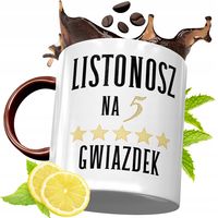 Kubek Bordowy Dla Listonosza Na Urodziny Prezent Z Nadrukiem Ze Zdjęciem