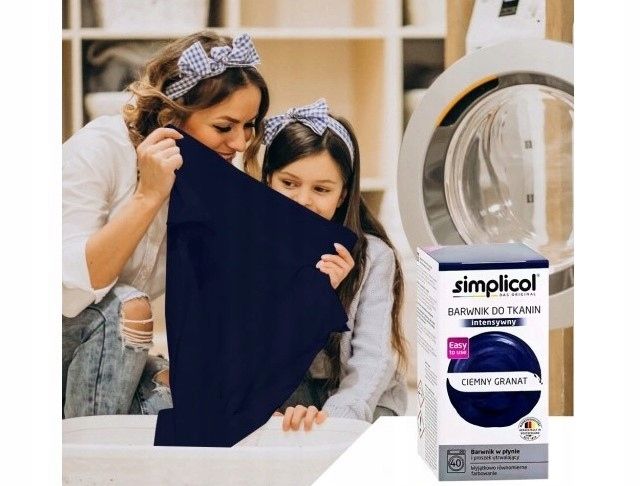 Simplicol Barwnik Granatowy do Ubrań Tkanin Granat zdjęcie 3