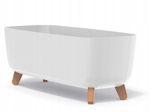 Doniczka na nóżkach Gracia Case DGCL400 Biała na Arena.pl