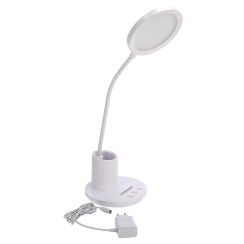 lampka biurkowa led szkolna trzy barwy światła do pracy z pojemnikiem na Arena.pl