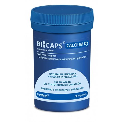 Bicaps Calcium D3 wapno FORMEDS 60 kapsułek na Arena.pl