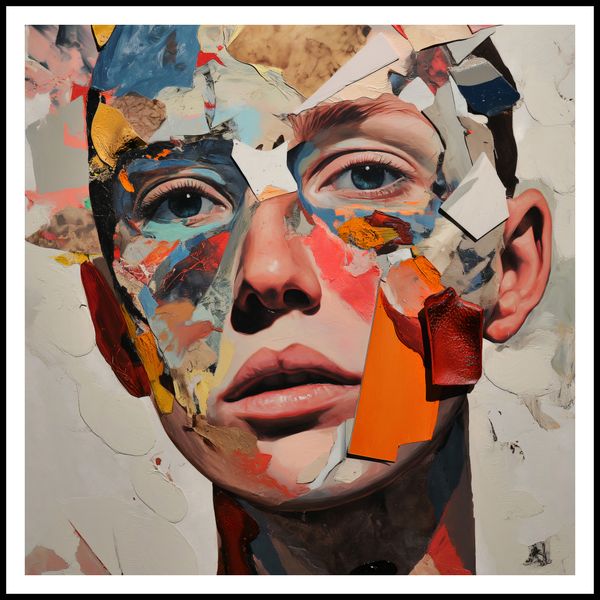 Plakat 90x90cm Podział Samego Siebie zdjęcie 3