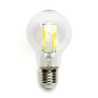 Żarówka LED Filament A60 E27 8W 1000lm zimna do biura energooszczędna