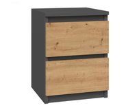 Szafka nocna Malwa mini - Kolor: Antracyt/Artisan