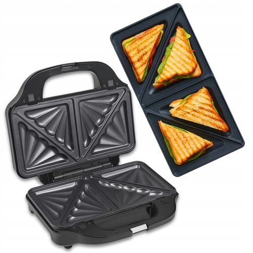 OPIEKACZ GRILL GOFROWNICA 3W1 DO KANAPEK TOSTÓW TOSTER ELEKTRYCZNY na Arena.pl
