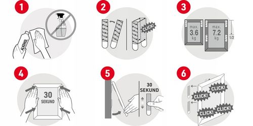 Command rzepy samoprzylepne do wieszania obrazów do 7,2 kg 28 szt. (14 na Arena.pl