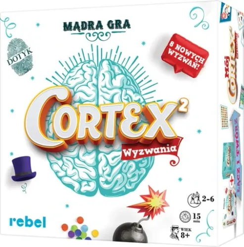 GRA PLANSZOWA RODZINNA DLA DZIECI CORTEX 2 WYZWANIA MĄDRA GRA 8+ 2-6 OSÓB na Arena.pl