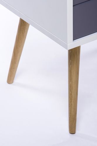 Szafka nature - biały, dąb na Arena.pl