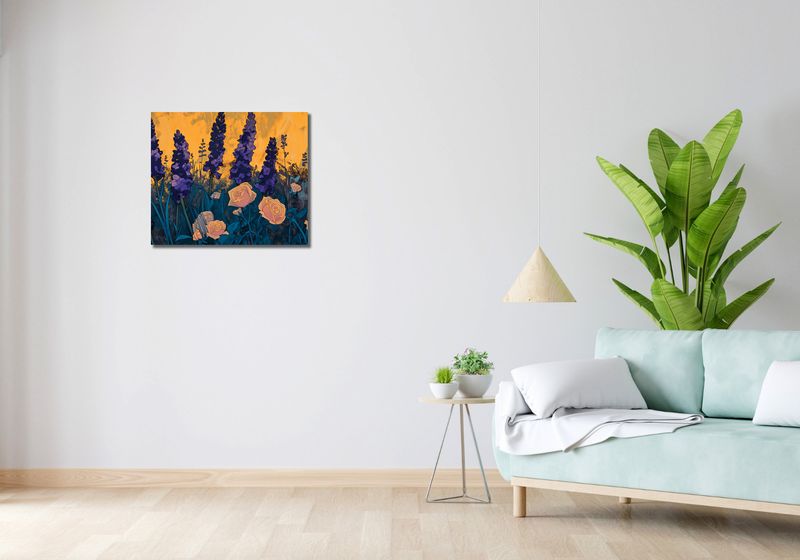 Obraz 60x50cm Złoty Ogród zdjęcie 2
