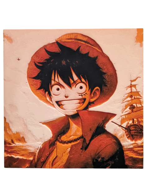 Monkey D. Rufy One Piece Hueforge Obraz 3D zdjęcie 2