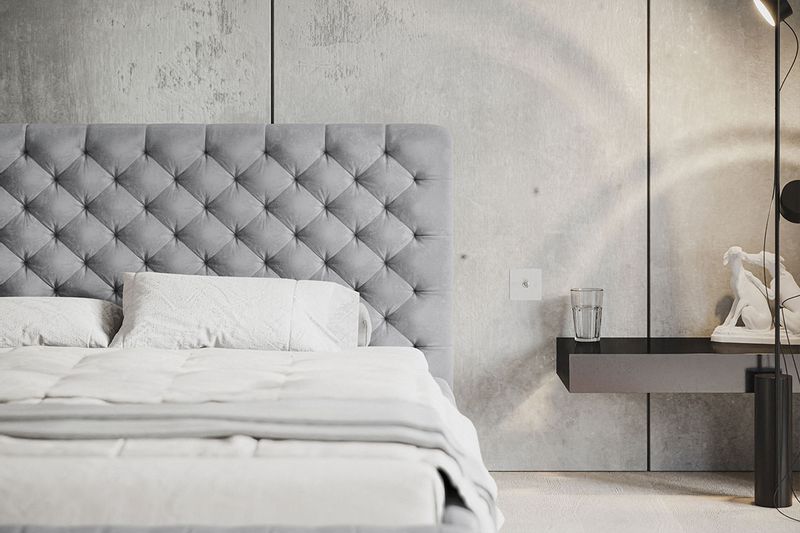 Łóżko Slim 8 tapicerowane 180x200 stelaż pojemnik zdjęcie 9