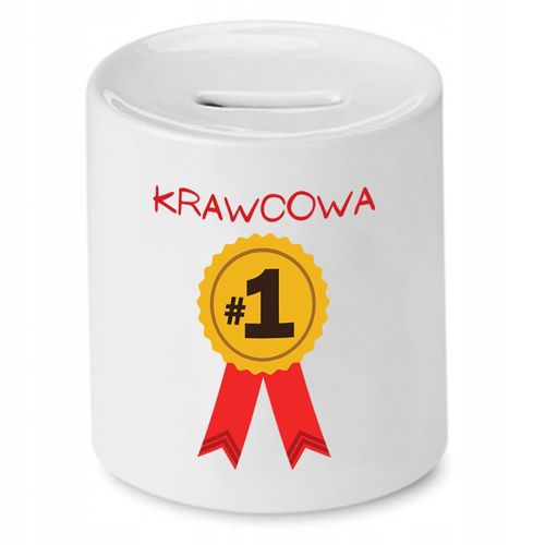 Skarbonka Dla Krawcowej Krawca Numer Jeden Z Nadrukiem Ze Zdjęciem na Arena.pl