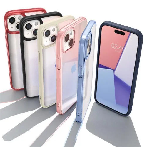 Etui Spigen Crystal Hybrid na iPhone 15 Plus - przezroczyste na Arena.pl